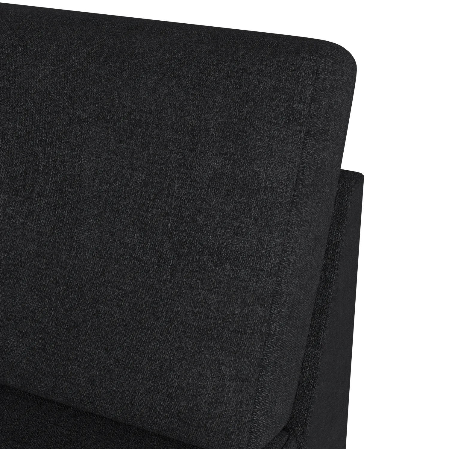 Citymod Dark Gray Fabric Armless Chair