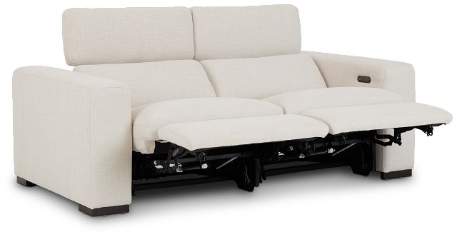 Arlo Light Beige Fabric Power Reclining Sofa (2)
