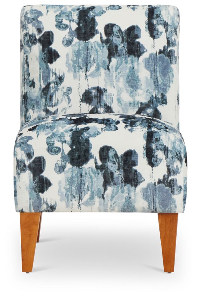 Scarlett Blue Fabric Accent Chair (3)