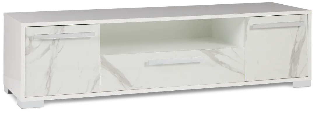 Modena White 76" Tv Stand