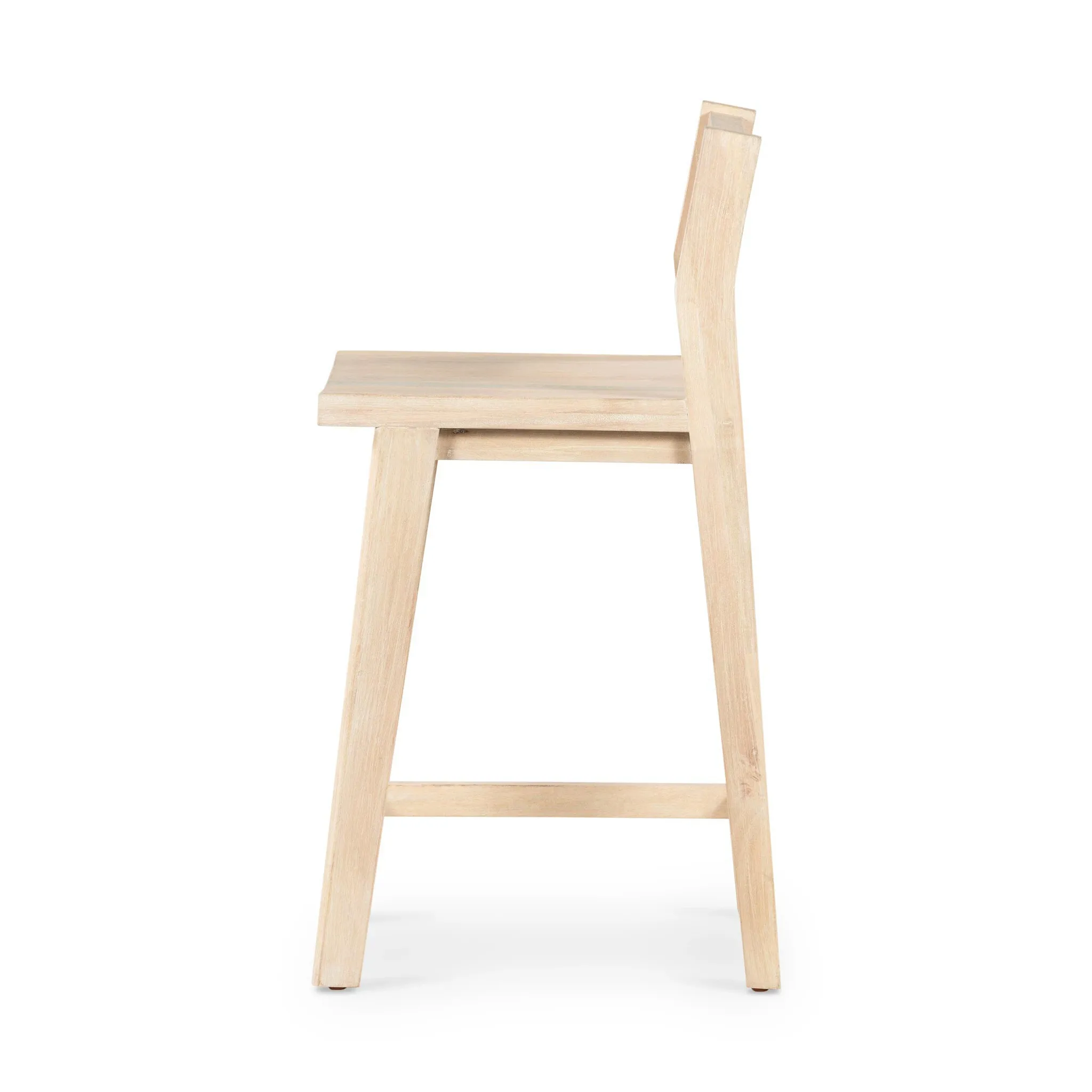 Four Hands Clarita Light Tone Wood 24" Barstool