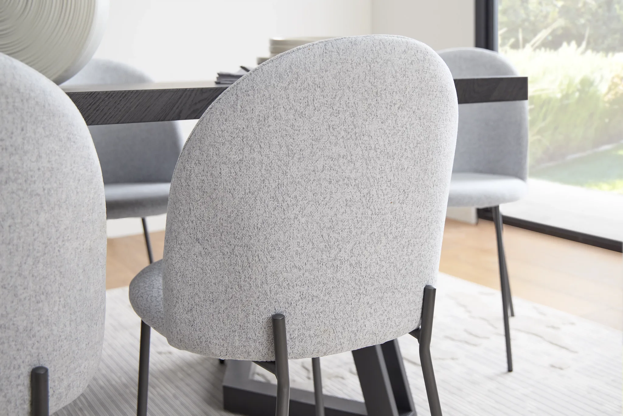 Brentwood Light Gray Upholstered Side Chair