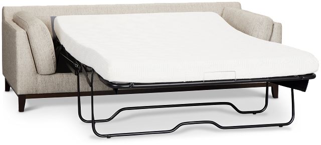 Wesley Gray Fabric Cooling Memory Foam Sleeper