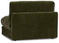 Jules Green Velvet Armless Chair