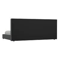 Grayton Delray Dark Gray 54" Upholstered Platform Bed