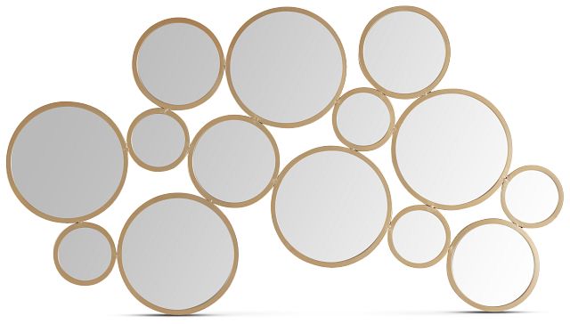 Libby Gold Round Mirror