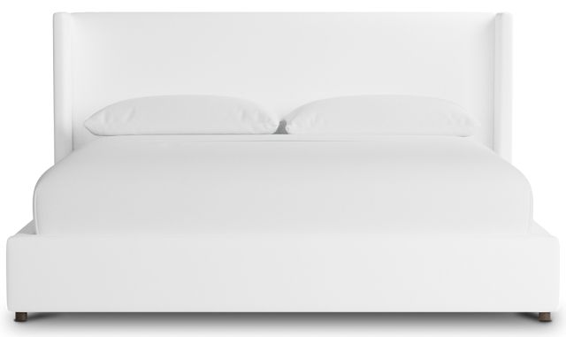 Captiva Peyton White 48" Upholstered Shelter Bed
