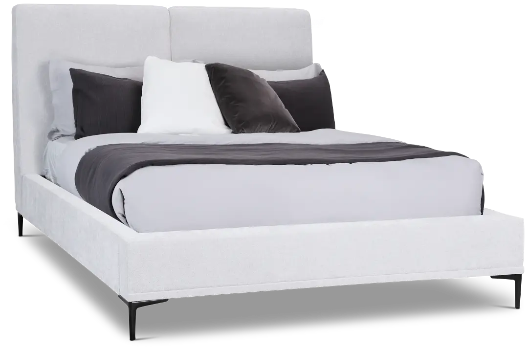 Emit Light Gray Uph Panel Bed Emit Light Gray Uph Panel Bed