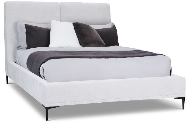 Emit Light Gray Uph Panel Bed