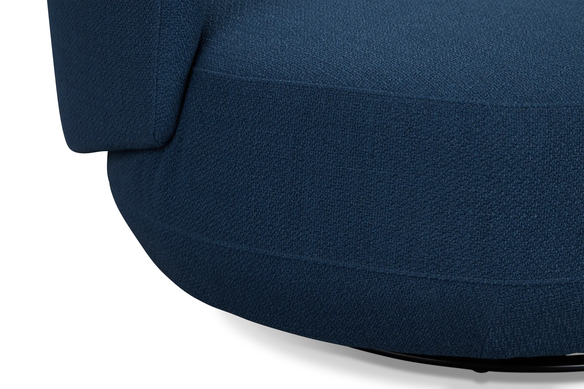 Chrisley Dark Blue Fabric Swivel Accent Chair Chrisley Dark Blue Fabric Swivel Accent Chair
