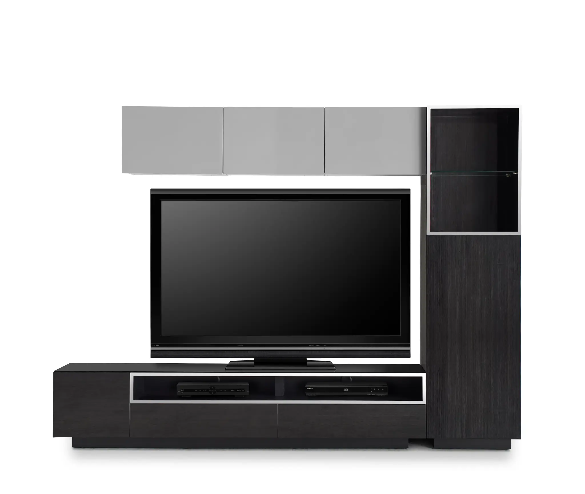 Vancouver 108" Dark Tone Gray 5-piece Right Modular Wall Vancouver 108" Dark Tone Gray 5-piece Right Modular Wall