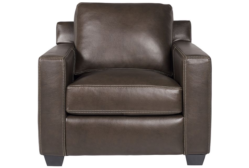 dark brown living room chair