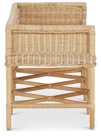 Banzai Light Tone Woven Bench