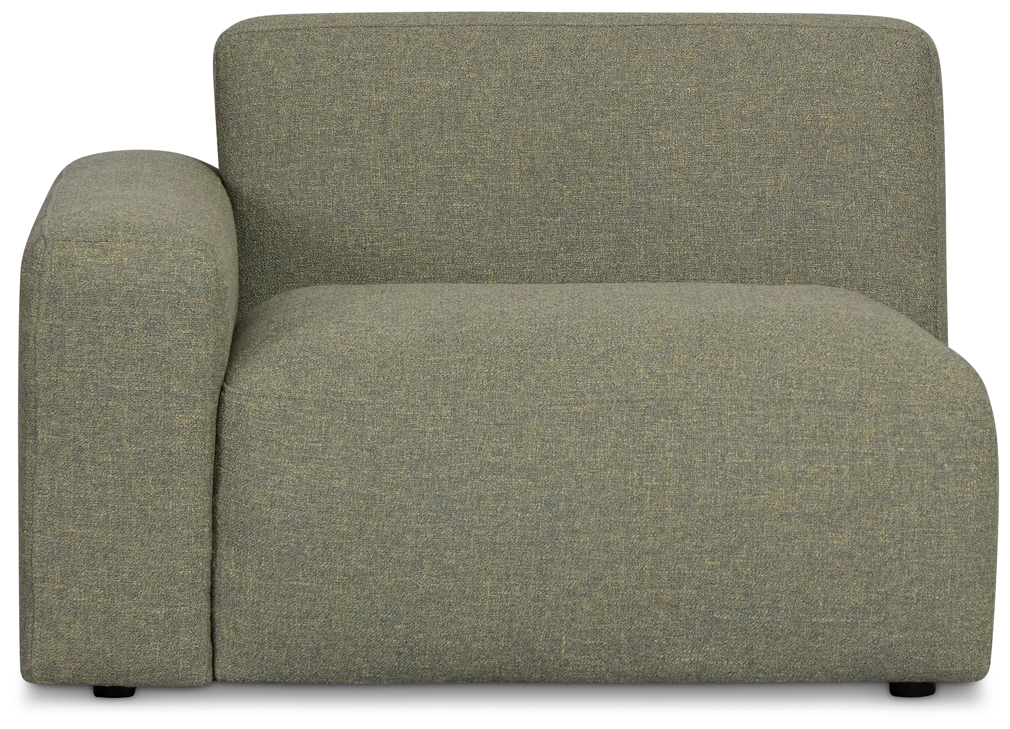 Baylor Green Fabric Left Chair Baylor Green Fabric Left Chair