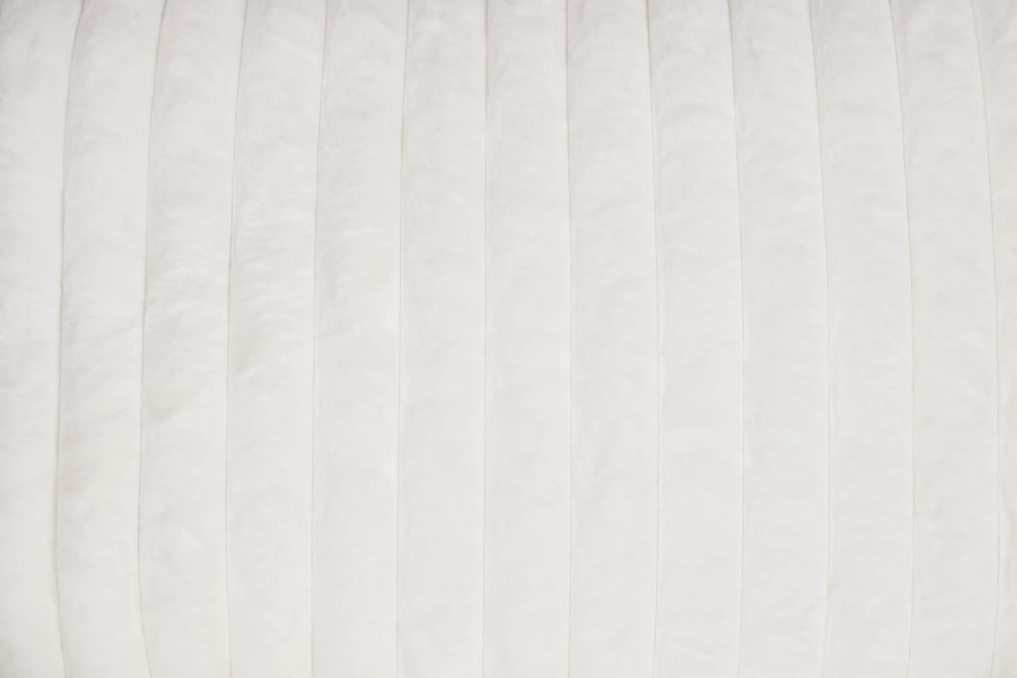 Teddy White Fabric Large Left Chaise Sectional