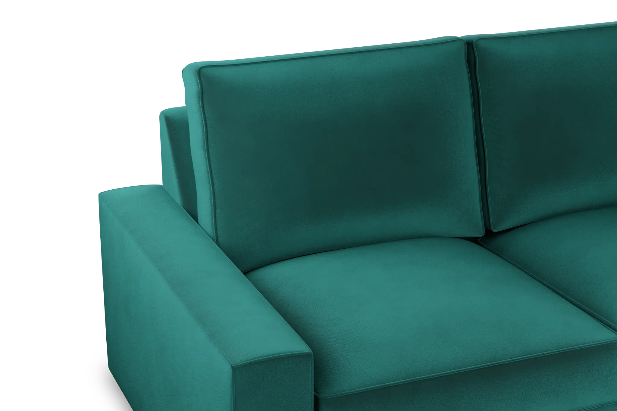 Edgewater Joya Green Large Two-arm Sectional Edgewater Joya Green Large Two-arm Sectional