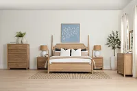 Carolina Light Tone Poster Bed