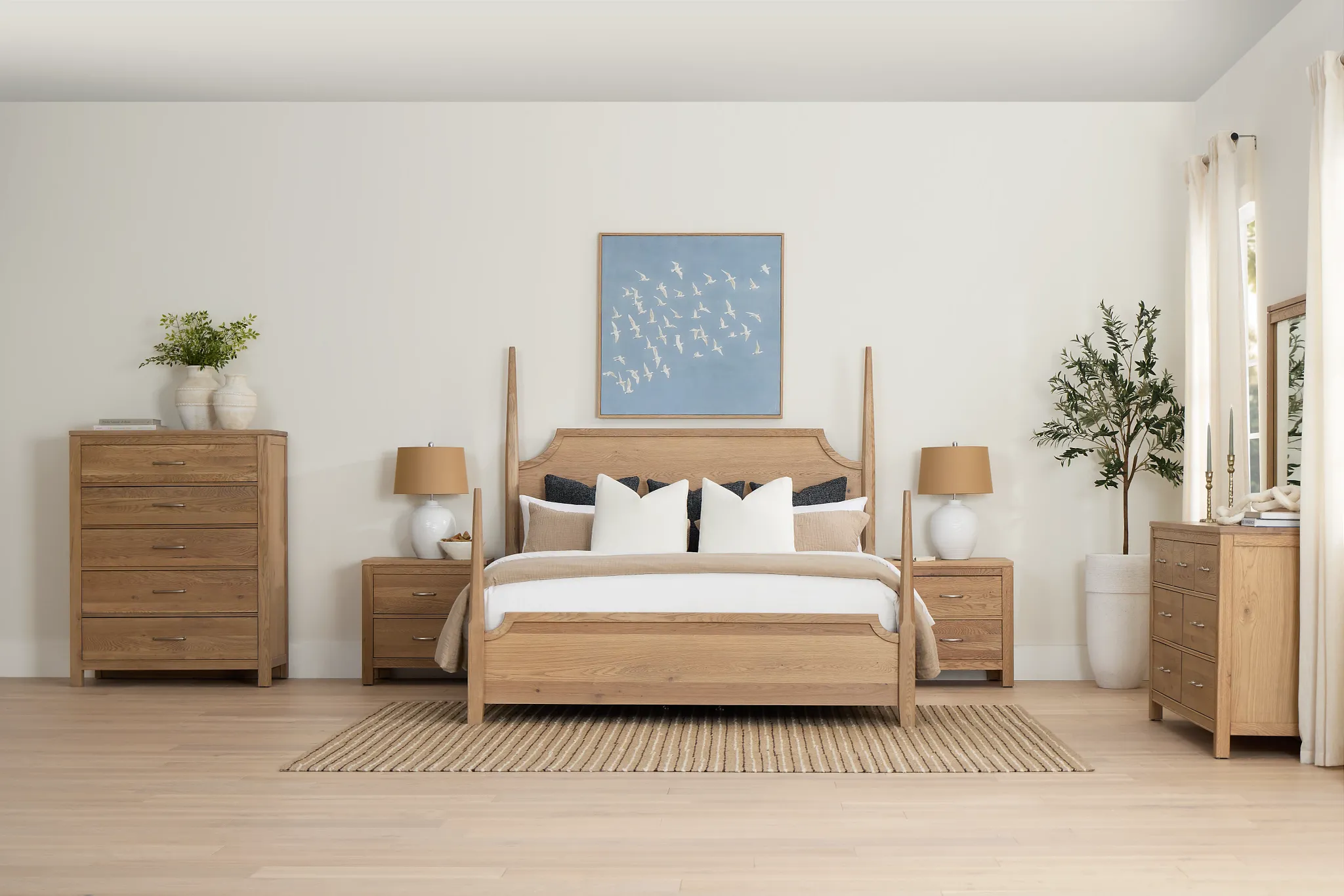 Carolina Light Tone Poster Bed