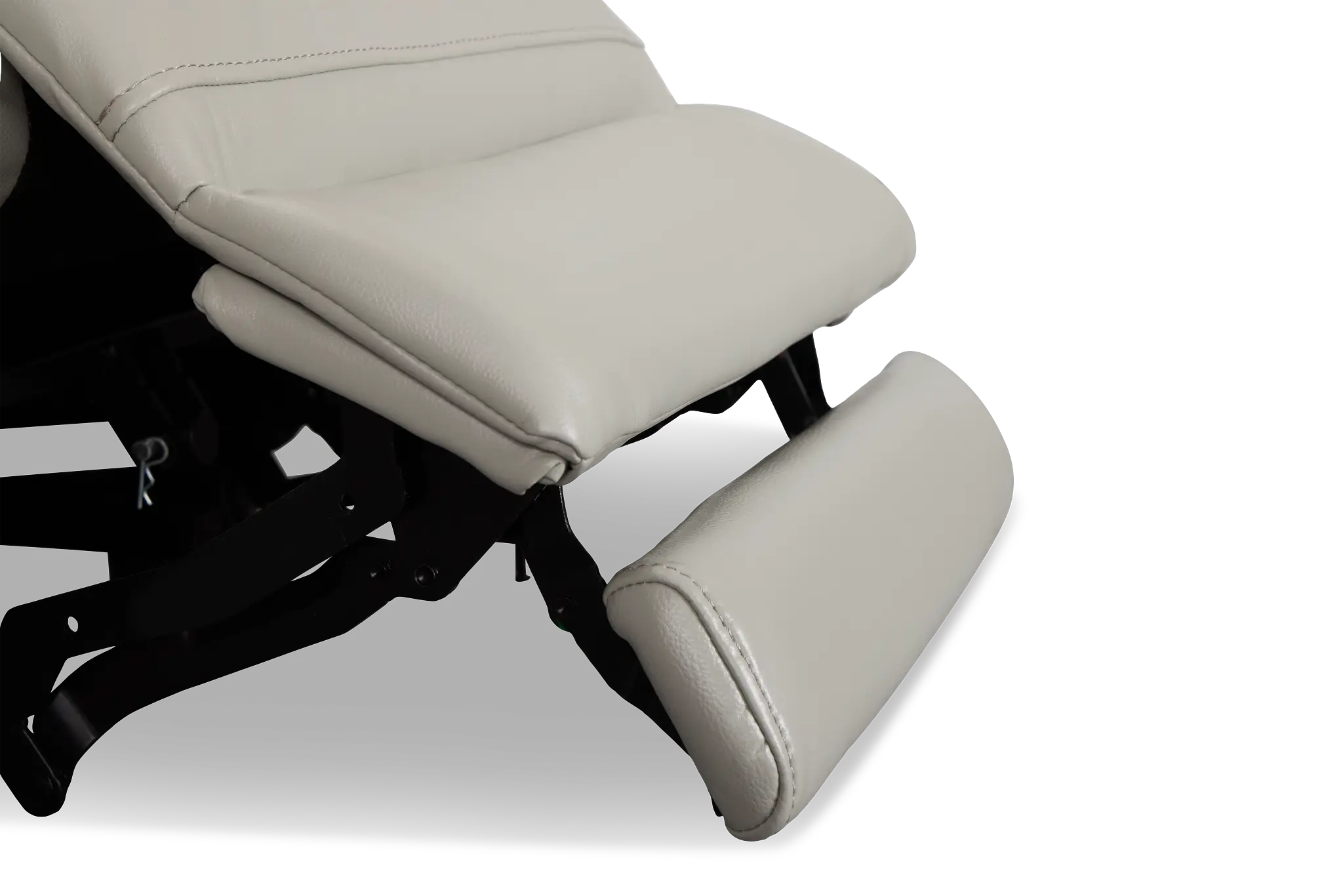 Ava Light Gray Micro Power Recliner Ava Light Gray Micro Power Recliner