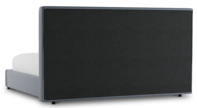 Grayton Lucy Navy 54" Upholstered Platform Bed