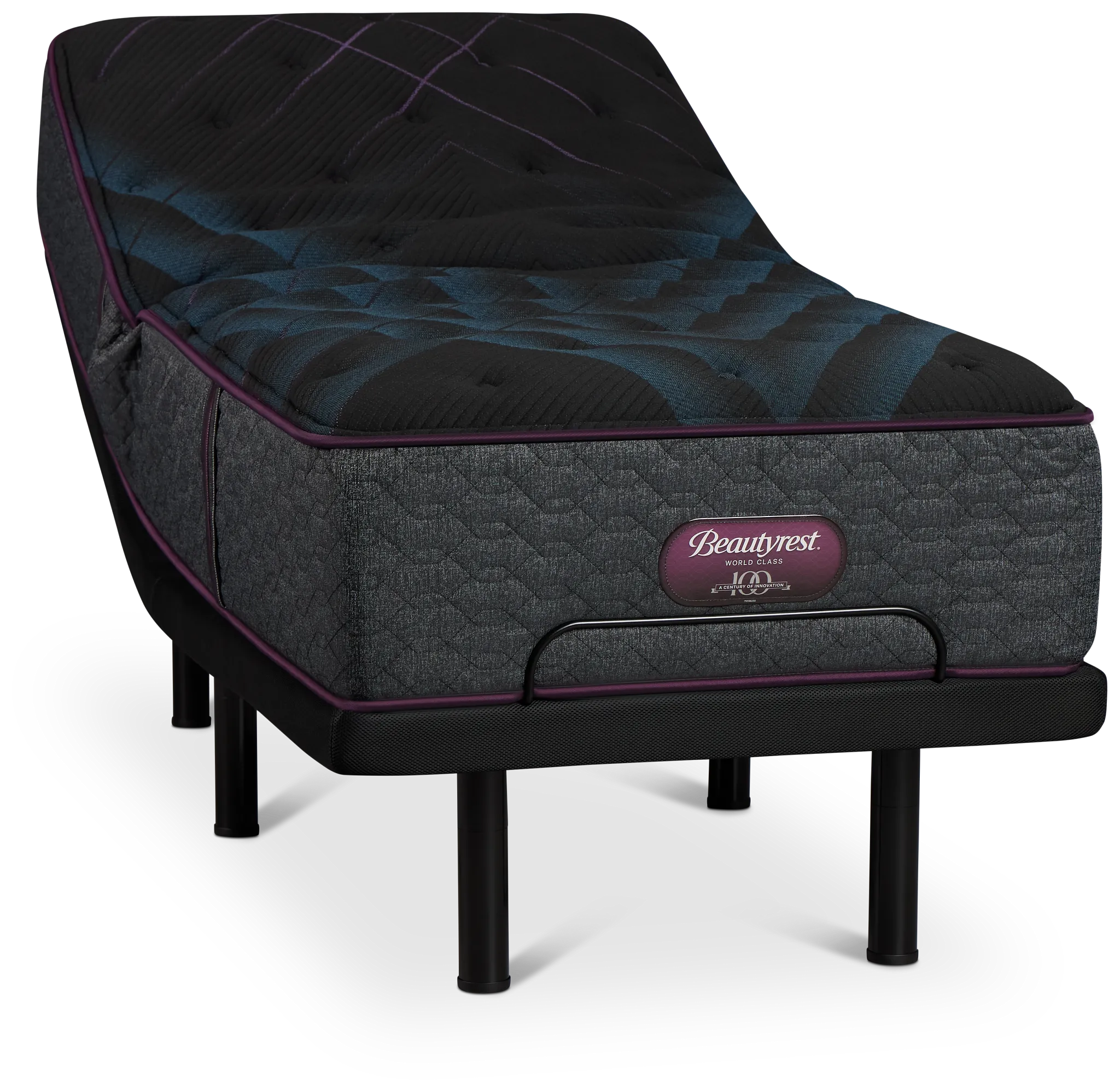 Beautyrest World Class Level 3 Plush Plus Adjustable Mattress Set