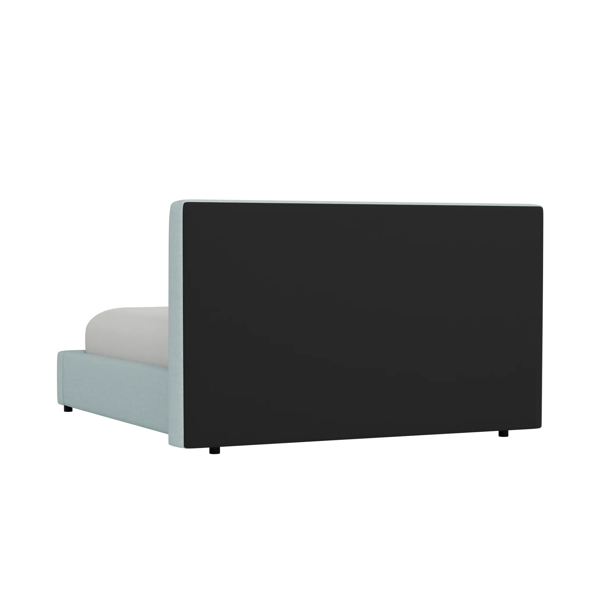 Grayton Elite Light Blue 44" Upholstered Platform Bed Grayton Elite Light Blue 44" Upholstered Platform Bed