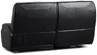 Casey Black Lthr/vinyl Power Reclining Sofa