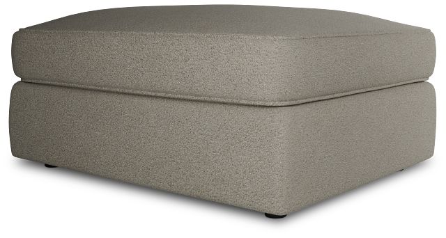 Siesta Elite Gray Fabric Ottoman