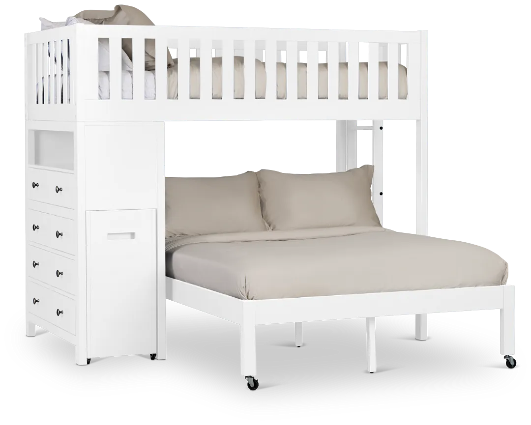 Charleston White Loft Bed
