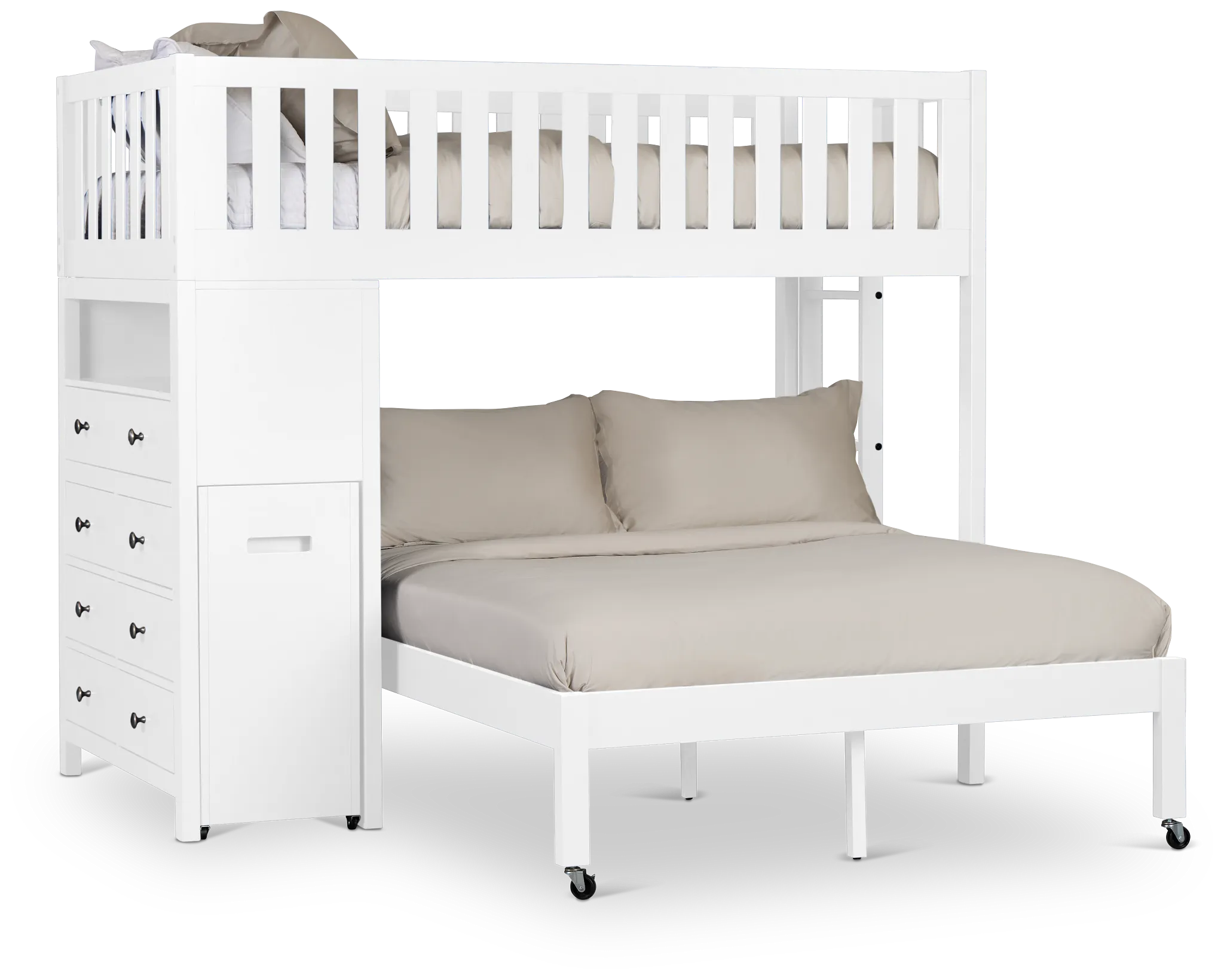 Charleston White Loft Bed
