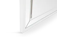 Bal Harbour White Floor Mirror