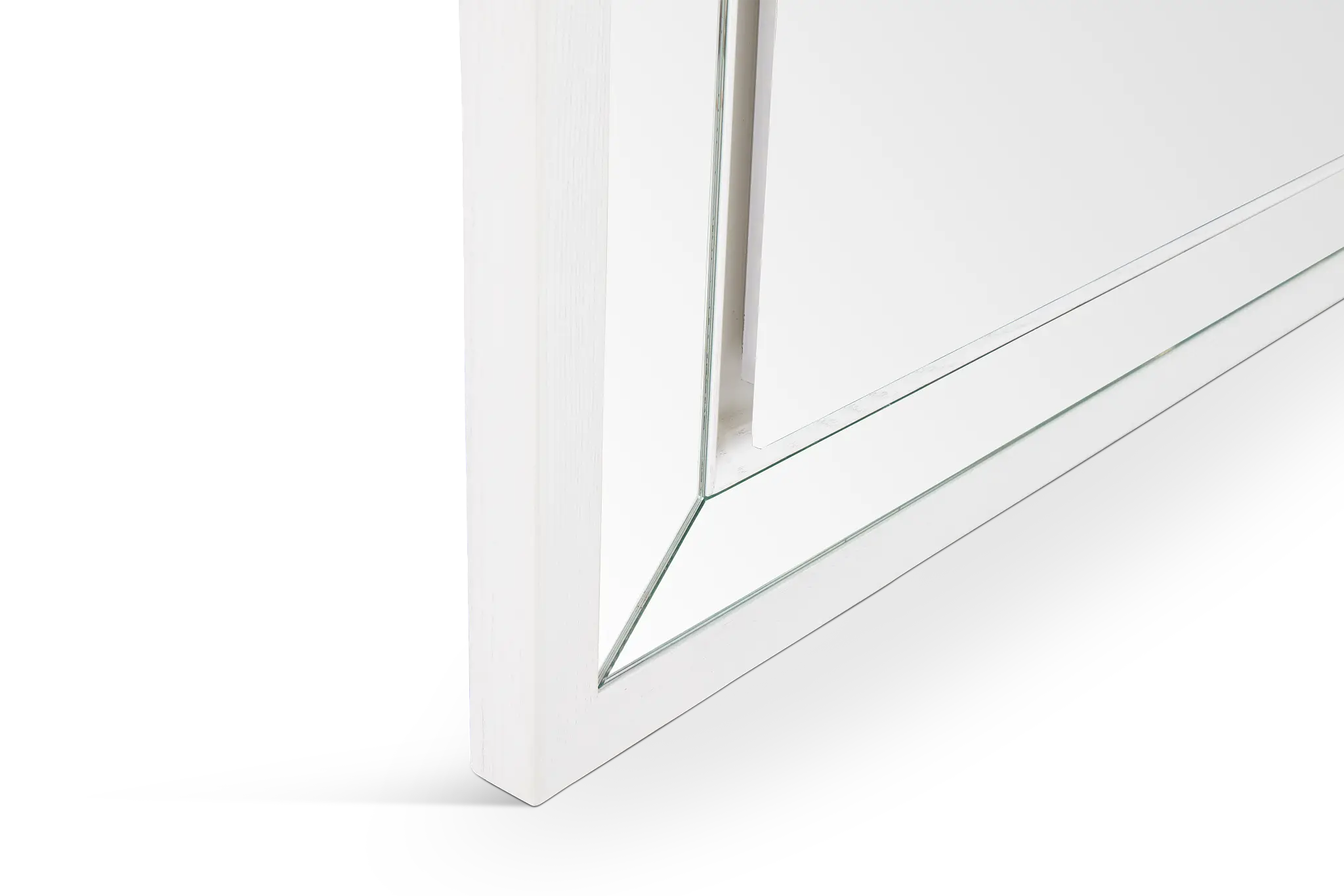 Bal Harbour White Floor Mirror Bal Harbour White Floor Mirror