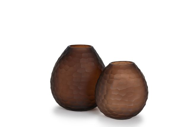 Joliet Brown Small Vase