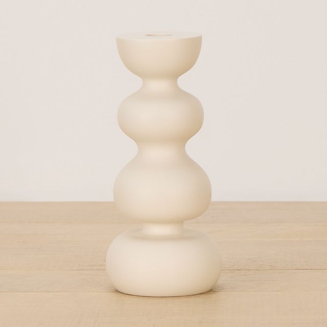 Vesa Beige Candle Holder