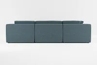 Destin Elevation Dark Blue Fabric 8-piece Modular Sectional