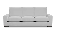 Edgewater Suave White 96" Sofa W/ 3 Cushions