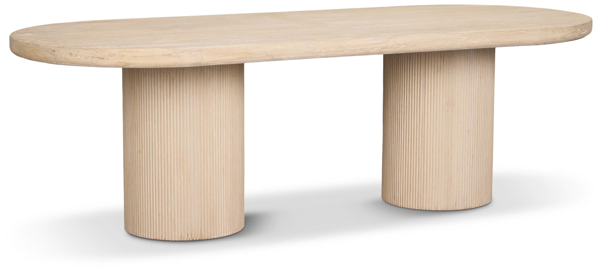 Clayton Light Tone Oval Table