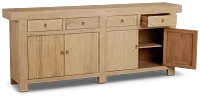 Deven Light Tone Four-door Cabinet