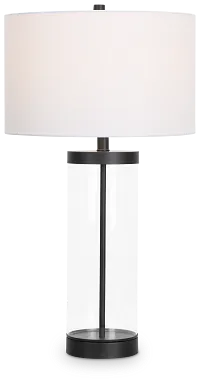 Lucia Black Large Table Lamp