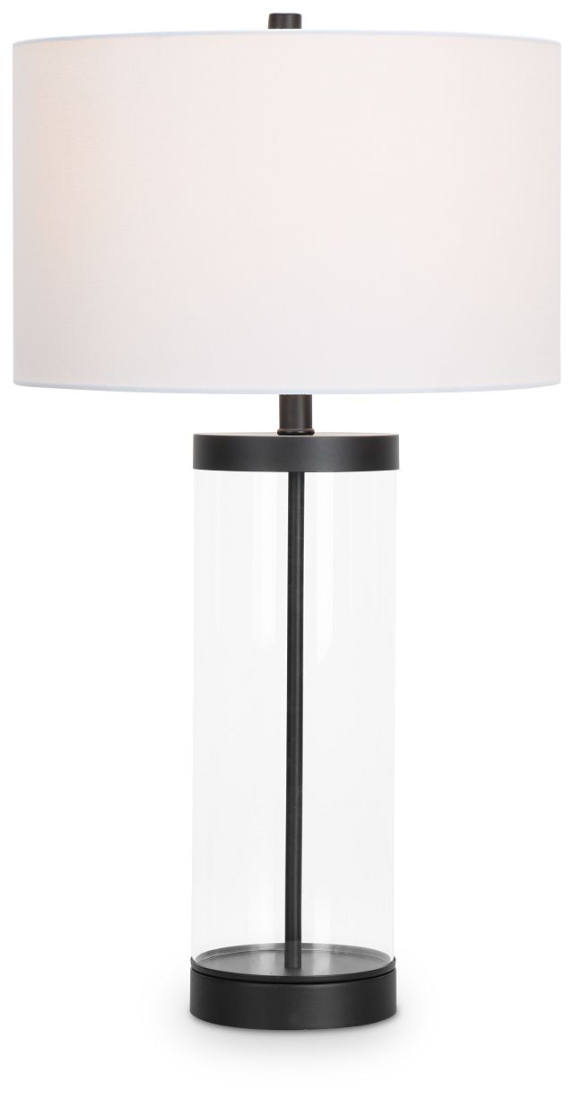 Lucia Black Large Table Lamp