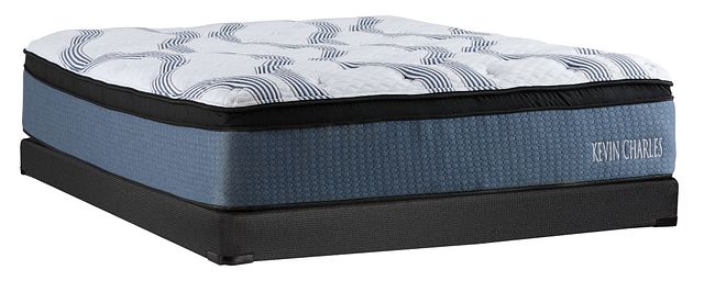 Kevin Charles Smyrna Plush Euro Top Low-profile Mattress Set