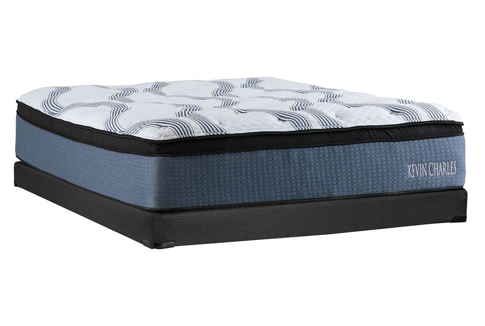 Kevin Charles Smyrna Plush Euro Top Low Profile Mattress Set Sale Mattresses City Furniture