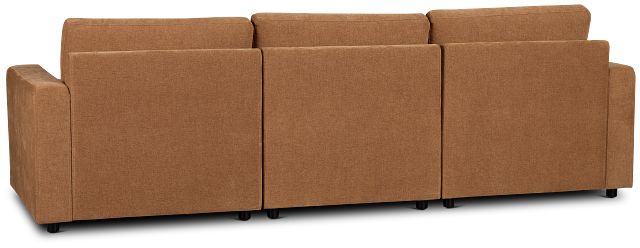 Addie Brown Fabric Right Chaise Storage Sectional