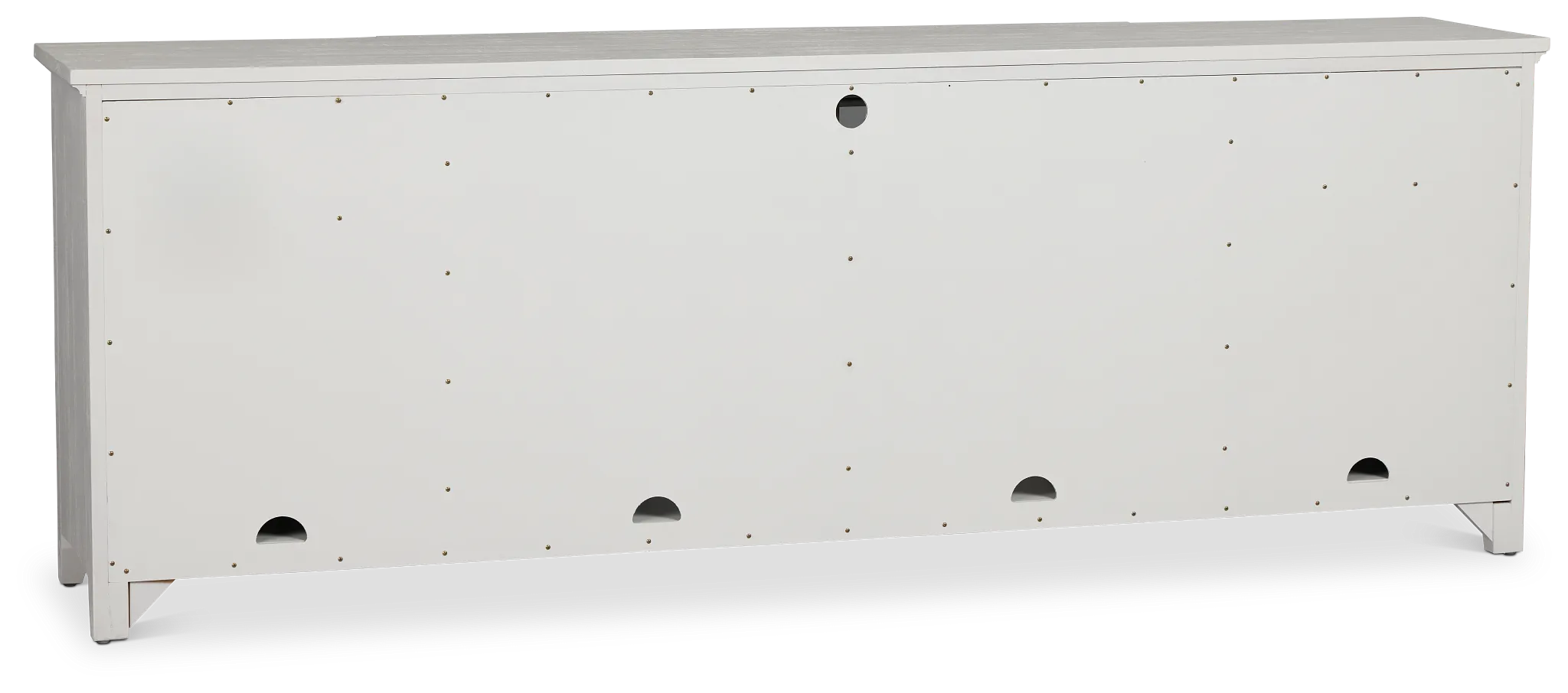 Heron Cove White 90" Tv Stand