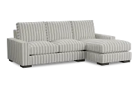 Edgewater Sea Lane Light Gray Right Chaise Sectional