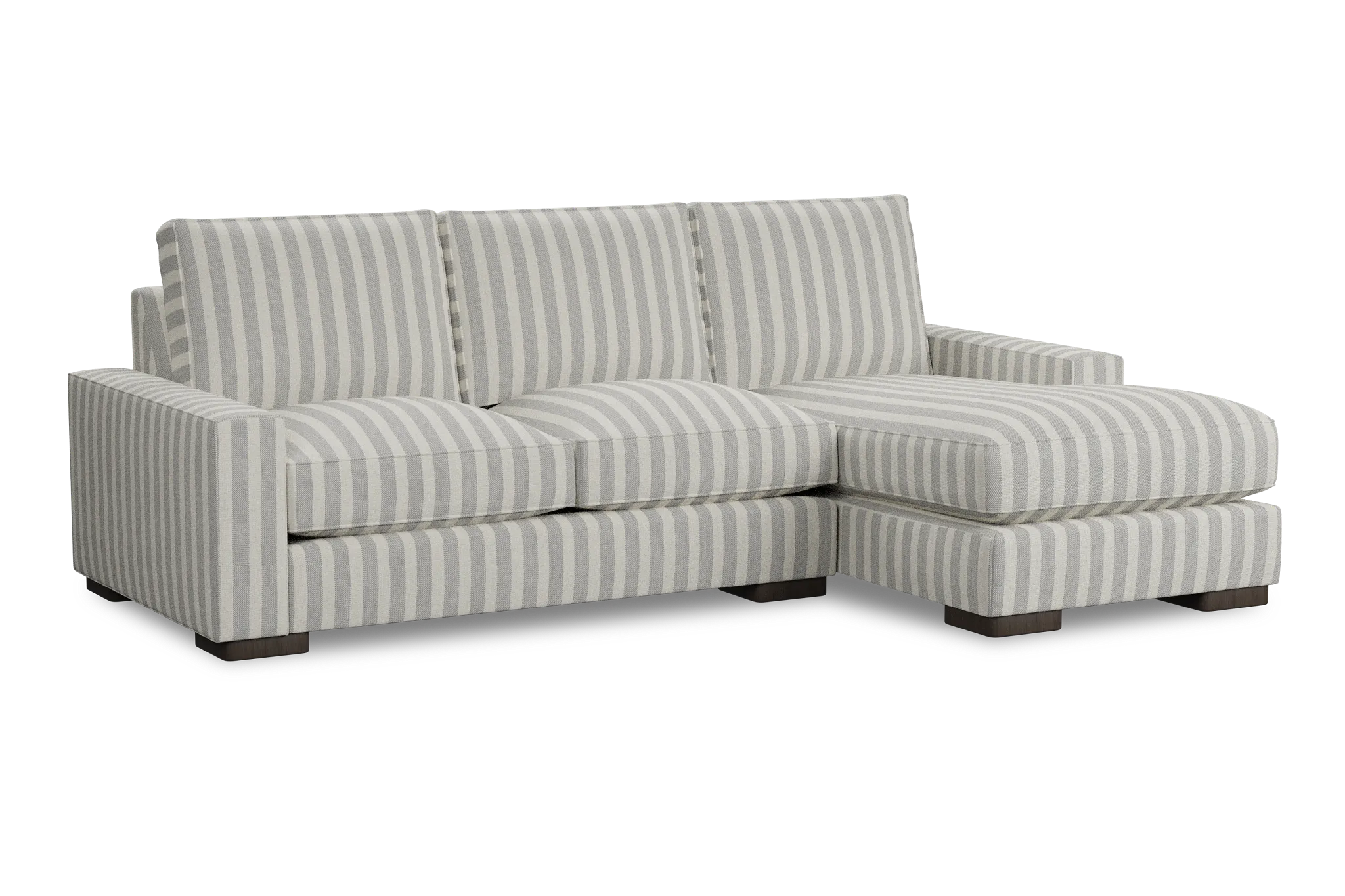 Edgewater Sea Lane Light Gray Right Chaise Sectional