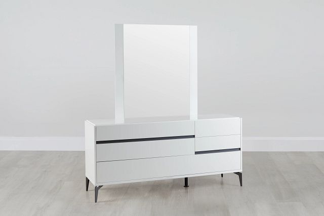 Oslo White Dresser & Mirror (0)