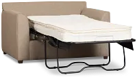 Tate Brown Fabric Innerspring Sleeper