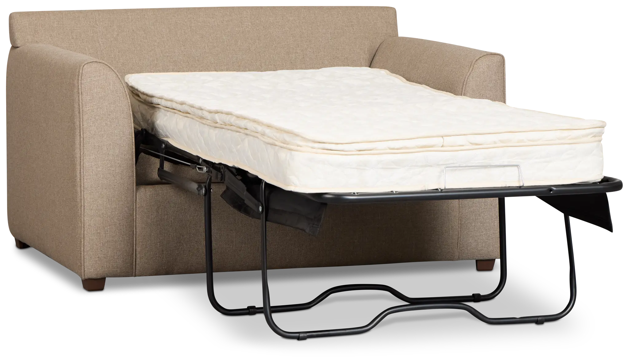 Tate Brown Fabric Innerspring Sleeper Tate Brown Fabric Innerspring Sleeper