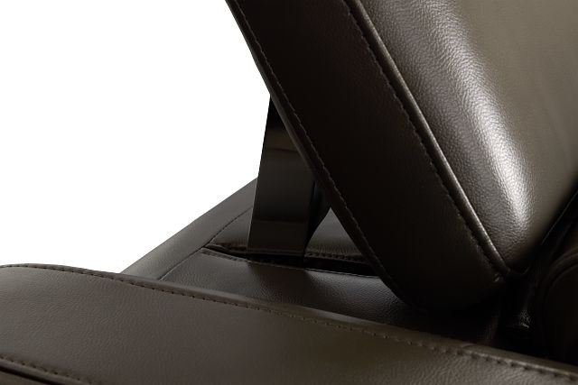 Ava Dark Gray Micro Right Chaise Power Reclining Sectional
